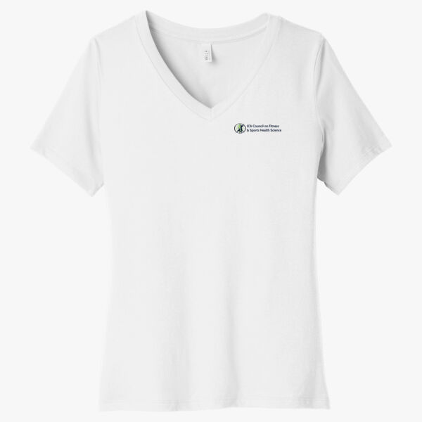 Women's Jersey Short Sleeve Deep V-Neck Tee Thumbnail