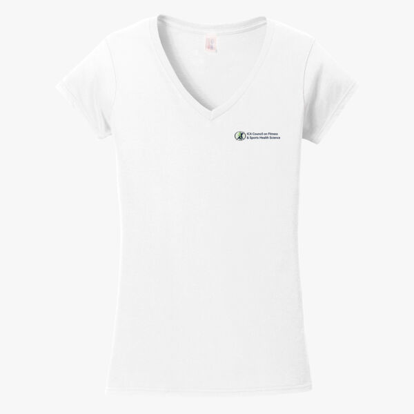 Softstyle Ladies' V-Neck Tee Thumbnail